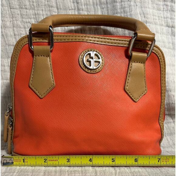 Giani Bernini Coral & Tan Mini Purse - Picture 8 of 10
